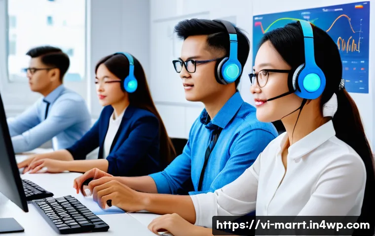 뉴로마케팅 기법으로 고객의 니즈 파악하기 - A detailed scene of a modern Vietnamese marketing research lab where a diverse group of young adult ...